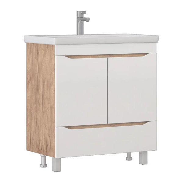 Тумба под раковину напольная VIGO Grani 286 дуб золотой, 80 см