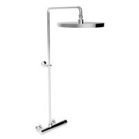 Stella Bamboo Душевой комплект 3283/301-300: смеситель, штанга+верхний душ 300мм, цвет: хром