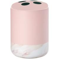 Стакан для зубных щеток настольный, розовый, керамика, TRENDY