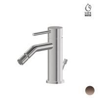 Newform X-STEEL 316 Смеситель для биде на 1 отверстие с донный клапаном, излив 134мм, цвет: PVD Brushed copper bronze Newform X-STEEL 316 Смеситель для биде на 1 отверстие с донный клапаном, излив 134мм, цвет: PVD Brushed copper bronze