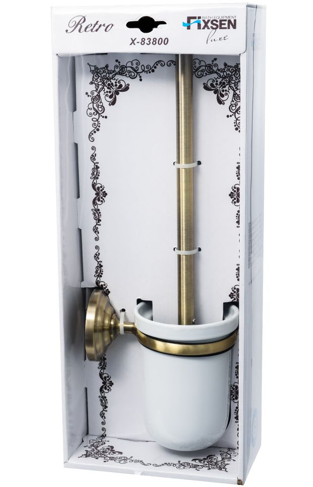 Ершик для унитаза Fixsen Retro FX-83813 Бронза, артикул FX-83813