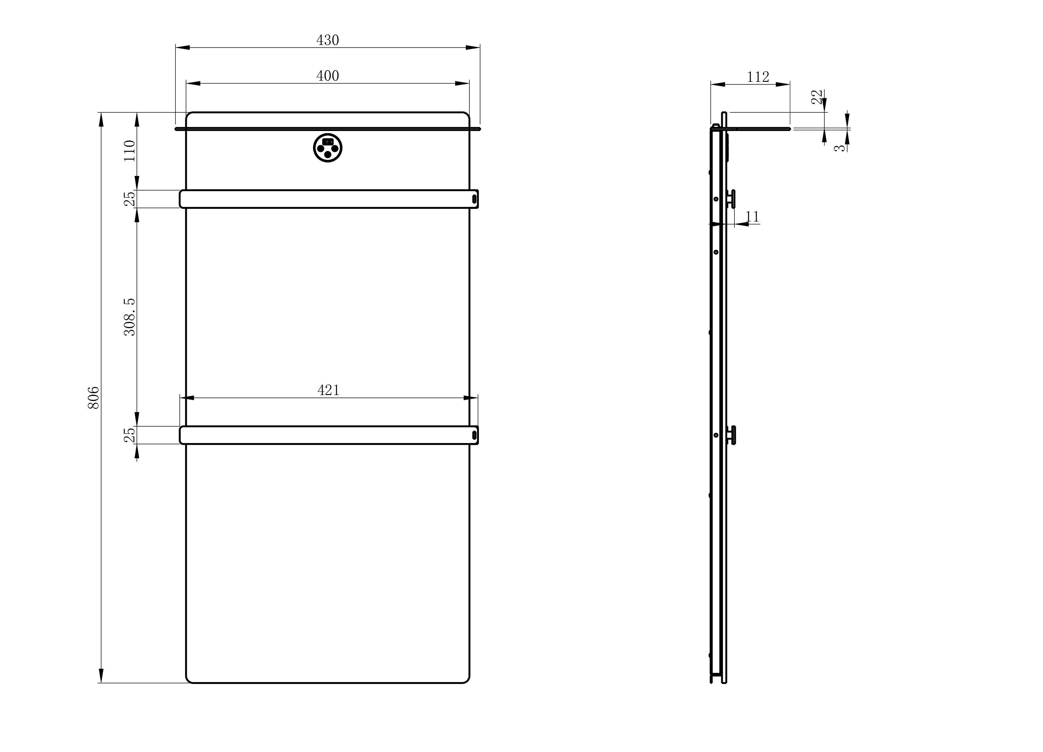 Полотенцесушитель электрический с каменной плитой Черный мрамор WONZON & WOGHAND STUTTGART, Темный графит (WW-A504-GM) Полотенцесушитель электрический с каменной плитой Черный мрамор WONZON & WOGHAND STUTTGART, Темный графит (WW-A504-GM)