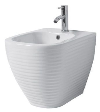 Disegno ceramica Loom, напольное биде, 52,5x37,3хh40,5 см, цвет черный глянцевый