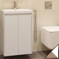 Тумба под раковину Velvex Klaufs 50 tpKLA.50.2D-617.216 Белый+дерево