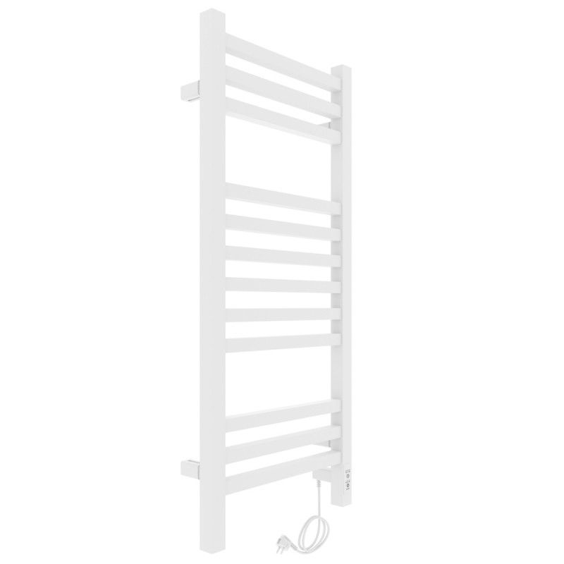 Полотенцесушитель электро "Астор ЧК12 350х900", белый муар, правый