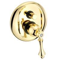 BOMOND См-ль скрытого монтажа моноком., 2-х позиционный с девиатором, золото