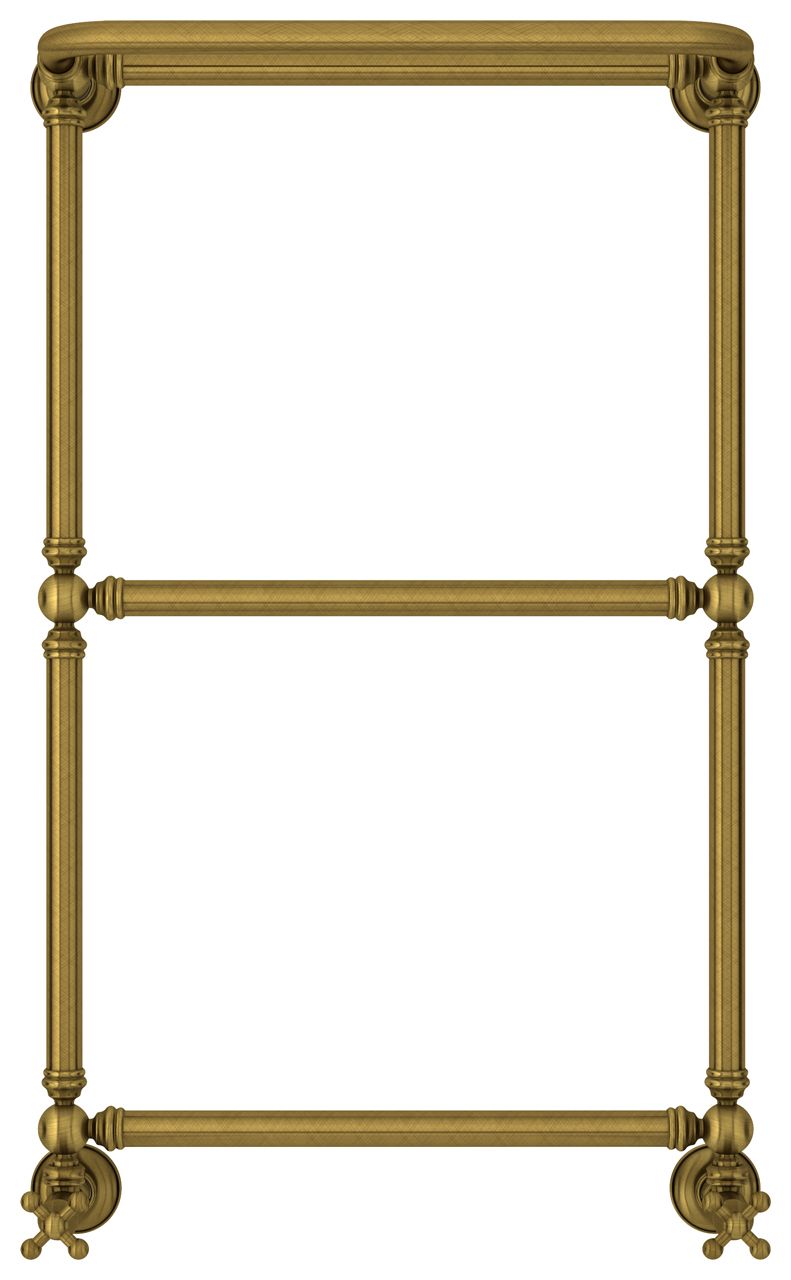 Полотенцесушитель водяной "Ренессанс 1386" 860х500 (Состаренная БРОНЗА)