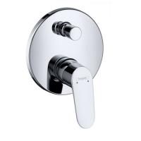 Смеситель для душа, Hansgrohe, Focus, тип открывания воды-рычажный, тип регулирования воды-керамический картридж, монтаж-вертикальный встраиваемый (настенный), отверстия для монтажа-1, внутренняя часть-необходимо заказать, цвет-хром Смеситель для душа, Hansgrohe, Focus, тип открывания воды-рычажный, тип регулирования воды-керамический картридж, монтаж-вертикальный встраиваемый (настенный), отверстия для монтажа-1, внутренняя часть-необходимо заказать, цвет-хром