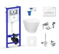 Комплект 10 в 1 Lavinia Boho Elegant Rimless 75110805, премиум со стеклянной клавишей