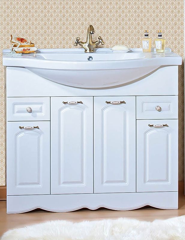 Тумба под раковину Бриклаер Анна 100 Белая