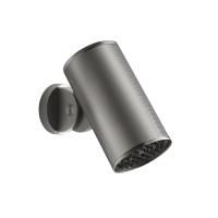 GESSI 316 DIAMANTATO Верхний душ Ø79 мм., с настенным креплением, тропический ливень, цвет Steel Brushed