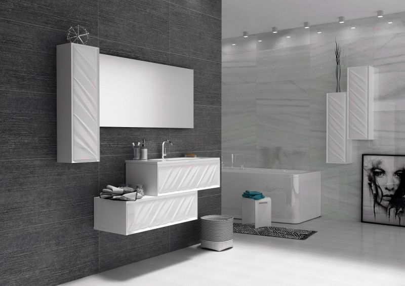 Зеркало Marka One Glace 100 У73580 с подсветкой Холодный свет 300 LED