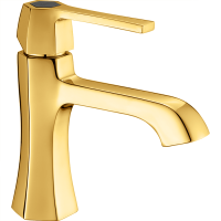 CISAL Cherie Смеситель однорычажный для раковины на 1 отверстие без донного клапана, цвет золото/черный