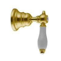 Fima Carlo Frattini Herend Запорный вентиль 1/2", черные ручки, цвет: золото Fima Carlo Frattini Herend Запорный вентиль 1/2", черные ручки, цвет: золото