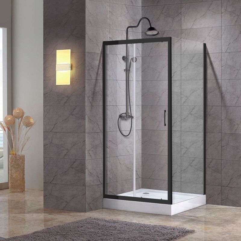 Душевой уголок Cerutti SPA Gloria 120x80 B профиль Черный стекло прозрачное Душевой уголок Cerutti SPA Gloria 120x80 B профиль Черный стекло прозрачное