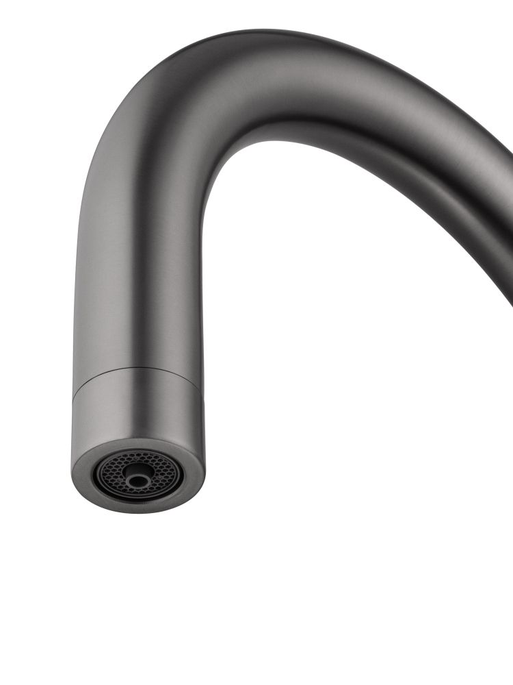 Смеситель для кухни c подключением фильтра WONZON & WOGHAND, Темный графит (WW-3211-BGG)