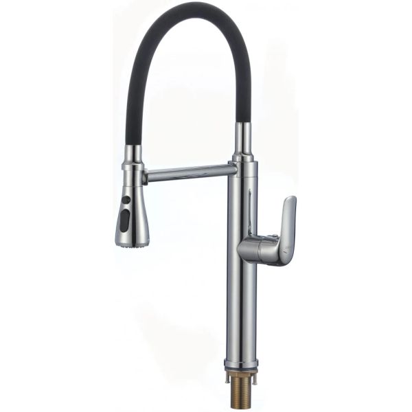 Смеситель для кухни с гибким изливом и режимом душ Savol S-002803, хром