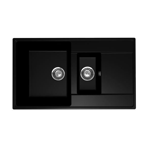 Кухонная мойка Ulgran Quartz Prima 860 1,5K-07, уголь