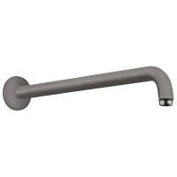 Держатель верхнего душа, Hansgrohe, вид-настенный, вынос, мм-389, цвет-шлифованный черный хром Держатель верхнего душа, Hansgrohe, вид-настенный, вынос, мм-389, цвет-шлифованный черный хром