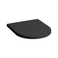 Сиденье для унитаза, Laufen, Pro N, с крышкой, ширина, мм-365, глубина,мм-500, высота, мм-50, тип шарниров-с плавным опусканием SoftClose, материал-дюропласт, цвет-черный