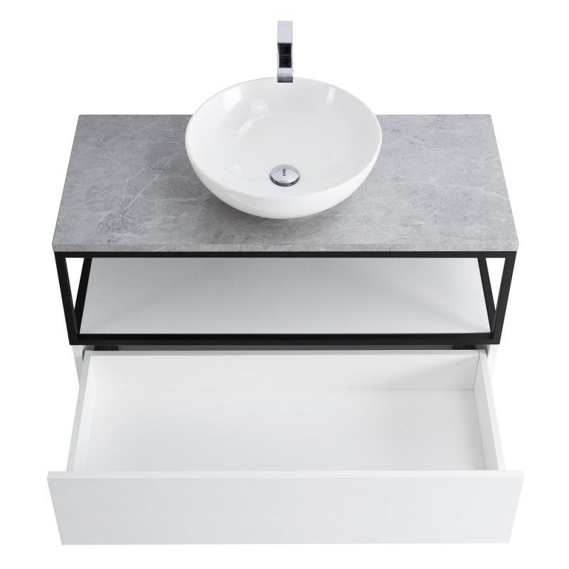 Мебель для ванной CEZARES CADRO 100, артикул CADRO-100-1C-SO-NR-BLUM