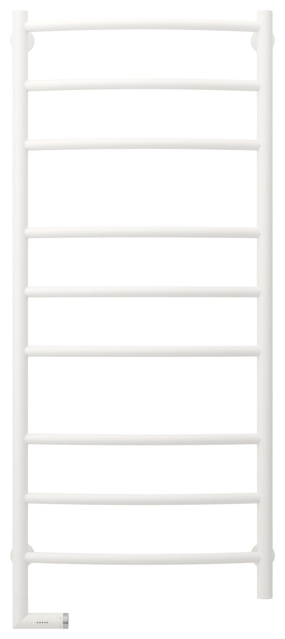 Полотенцесушитель электрический "ГАЛАНТ 2.0" 1200х500 / МЭМ левый (Матовый Белый)