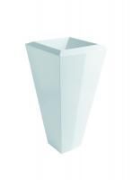 Olympia Crystal, раковина напольная 45х45см, цвет белый глянцевый