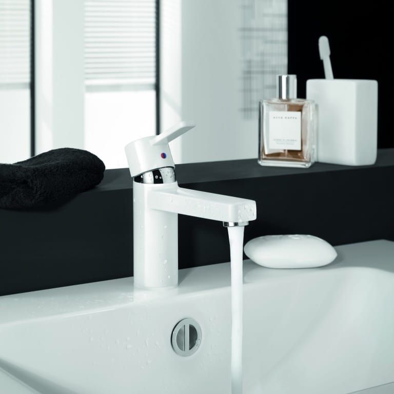 Смеситель для раковины Kludi Zenta XL 382609175 Белый Хром Смеситель для раковины Kludi Zenta XL 382609175 Белый Хром