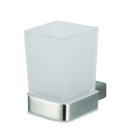 Стакан для зубных щеток VIA настенный 63x97x93мм, хром