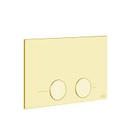 GESSI Клавиша смыва для унитаза, двойная, для систем инсталляций TECE, цвет Gold PVD GESSI Клавиша смыва для унитаза, двойная, для систем инсталляций TECE, цвет Gold PVD