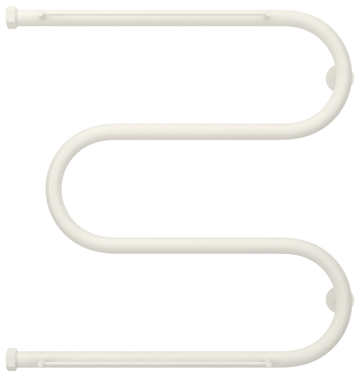 Полотенцесушитель водяной "М-обр.+" 2П 600х600 Н. Г. 1" (Матовый Белый) Полотенцесушитель водяной "М-обр.+" 2П 600х600 Н. Г. 1" (Матовый Белый)