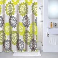 Штора для ванны Milardo Flower lane 180x180 Зеленая Штора для ванны Milardo Flower lane 180x180 Зеленая