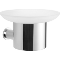 CISAL Xion Мыльница подвесная, цвет матовое стекло/нержавеющая сталь