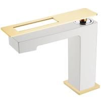 Смеситель Q для умыв. низ. WhiteGold_Комплект