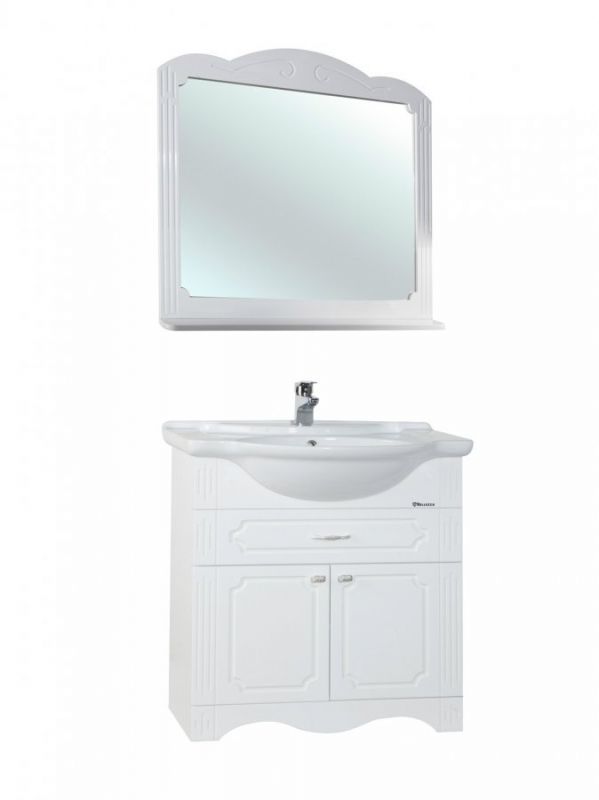 Зеркало Bellezza Кантри 75 Белое