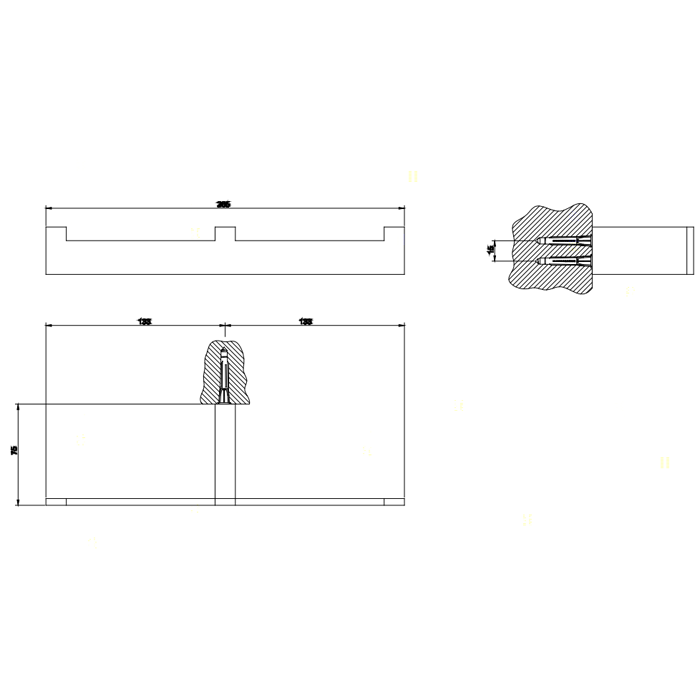 Gessi Rettangolo Полотенцедержатель двойной настенный, цвет: хром Gessi Rettangolo Полотенцедержатель двойной настенный, цвет: хром