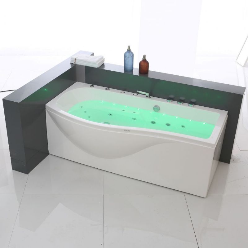 Акриловая ванна SSWW A1901 CGSP 180х85 L с гидромассажем