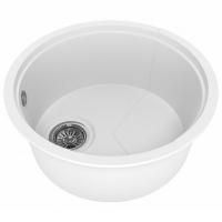 Кухонная мойка KitKraken Lake White 51 Белая Кухонная мойка KitKraken Lake White 51 Белая