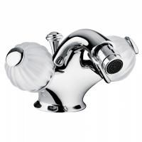 Bongio Rivoli Смеситель для биде на 1отв.,  цвет хром/Cristallo Bianco 00