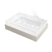 Decor Walther Corner WSS Мыльница подвесная, стекло сатинированное, цвет: никель сатинированный ЗАКАЗ ПО ЗАПРОСУ