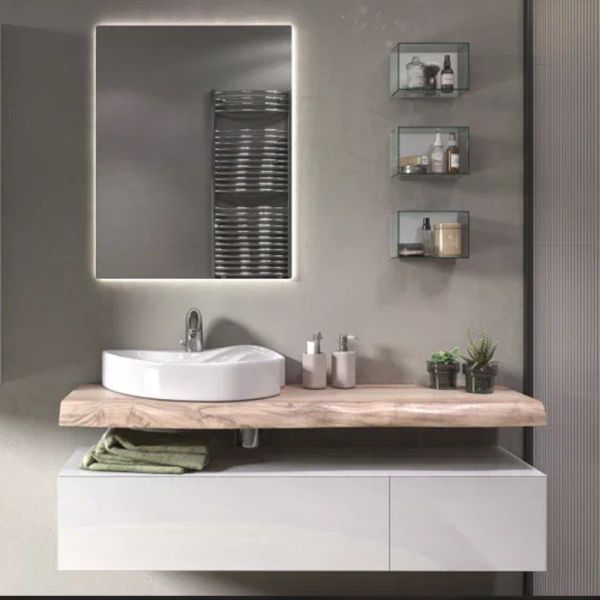 Столешница Velvex Felay 140 натуральное дерево, без отверстий