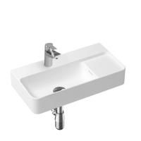 Комплект 4 в 1 Lavinia Boho Bathroom Sink 21510263, накладная фарфоровая раковина 60 см, смеситель, латунный сифон, донный клапан quick-clac