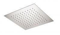 Daniel, квадратная потолочная душевая головка 34х34 см, 1 режим: дождь, цвет хром
