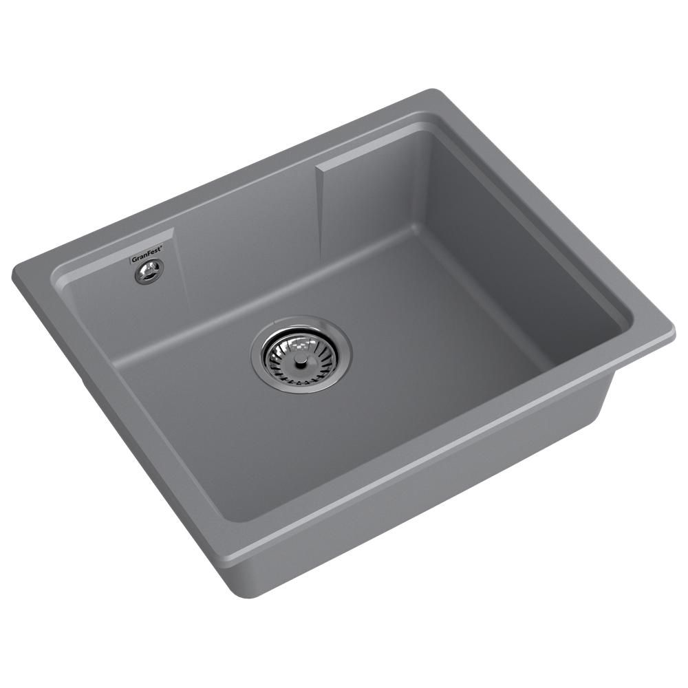 Кухонная мойка GranFest URBAN 4555, темно-серый, артикул 4555 темно-серый