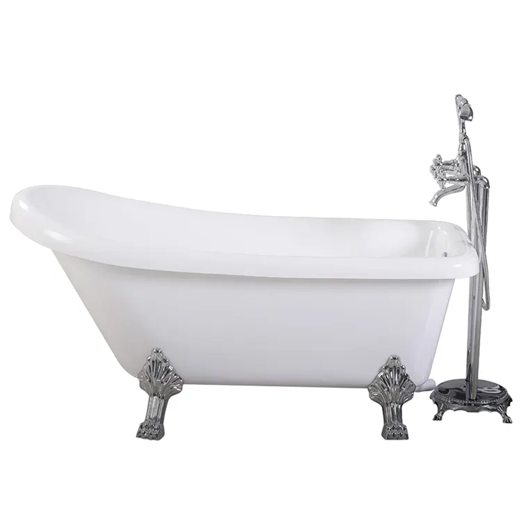 Ванна VITO 150 акрловая отдельностоящая Cerutti SPA (1550x740x750) на львиных алюминиевых хромированных лапах Ванна VITO 150 акрловая отдельностоящая Cerutti SPA (1550x740x750) на львиных алюминиевых хромированных лапах