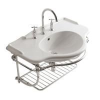 GLOBO Paestum Раковина подвесная/на мебель 110*60см с 1 отв. под смеситель, с комплектом креплений, цвет: белый