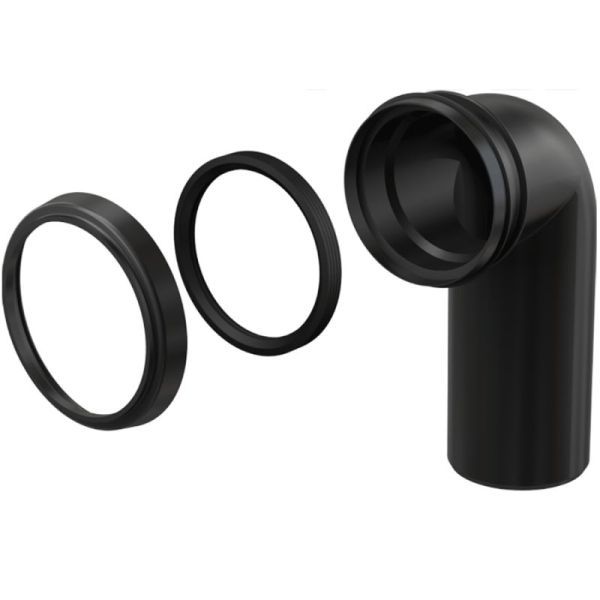 Колено стока, комплект 90/90 ALCAPLAST M908, шт