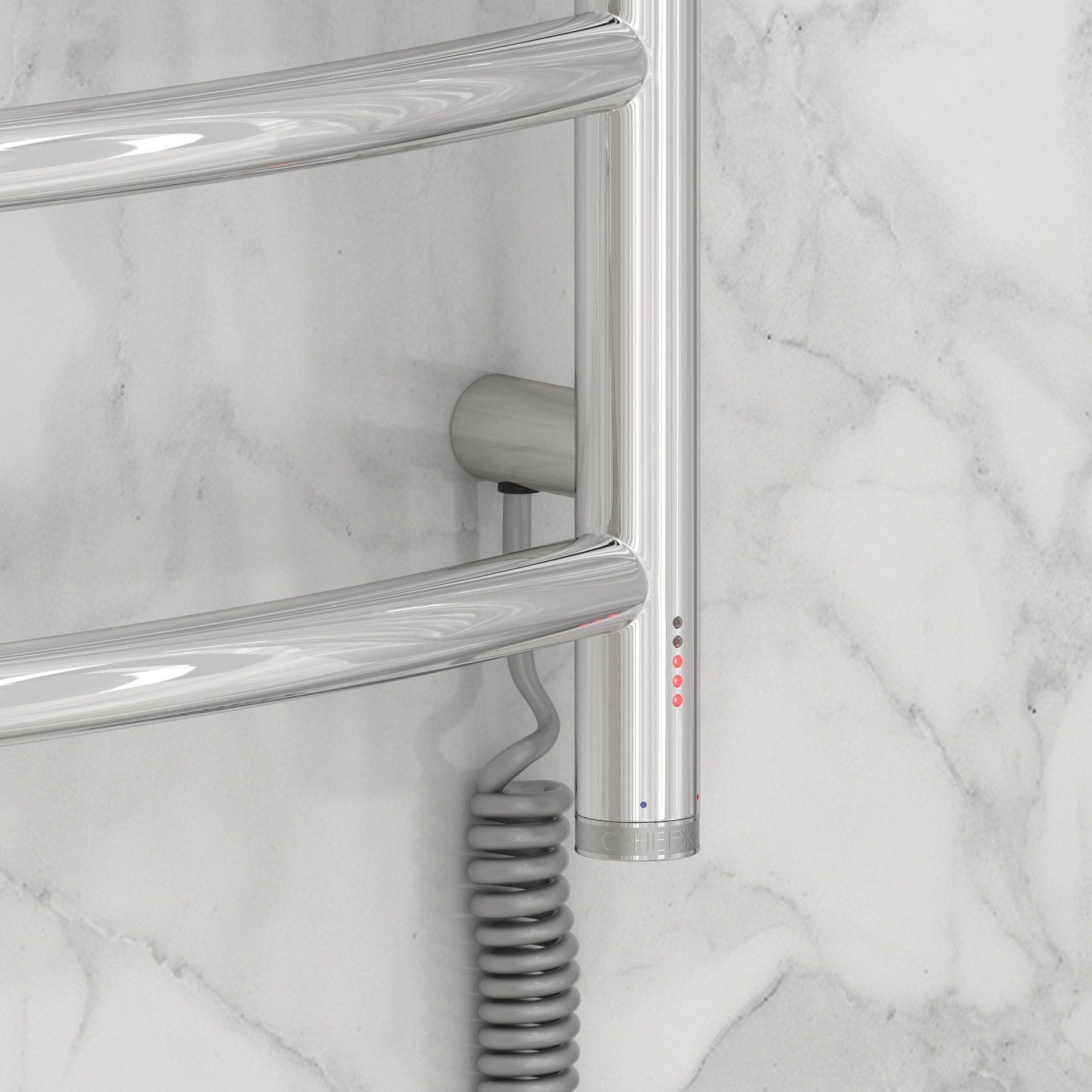 Полотенцесушитель электрический "ГАЛАНТ 4.0" 500х500 правый (Без покрытия)