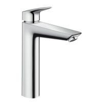 Смеситель для раковины, Hansgrohe, Logis, тип открывания воды-однорычажный, тип регулирования воды-керамический узел смешивания, отверстия для монтажа-1, высота, мм-266, вынос излива, мм-166, цвет-хром Смеситель для раковины, Hansgrohe, Logis, тип открывания воды-однорычажный, тип регулирования воды-керамический узел смешивания, отверстия для монтажа-1, высота, мм-266, вынос излива, мм-166, цвет-хром