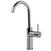 FIMA|Carlo Frattini Spillo Up Смеситель для раковины, вращающийся излив, с донным клапаном click-clack, цвет хром FIMA|Carlo Frattini Spillo Up Смеситель для раковины, вращающийся излив, с донным клапаном click-clack, цвет хром